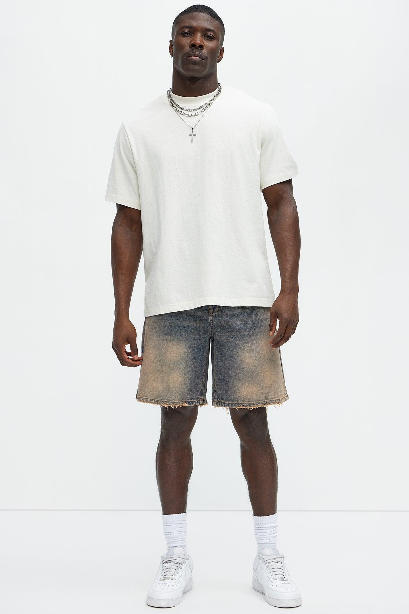 Venice Vintage Relaxed Denim Shorts - Vintage Wash Product Image
