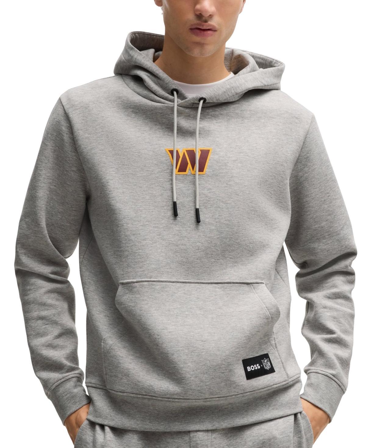 Unisex Hugo Boss Heather Gray Los Angeles Rams Woodson Tri-Blend Hoodie, Adult Unisex, Size: XL, Grey Product Image