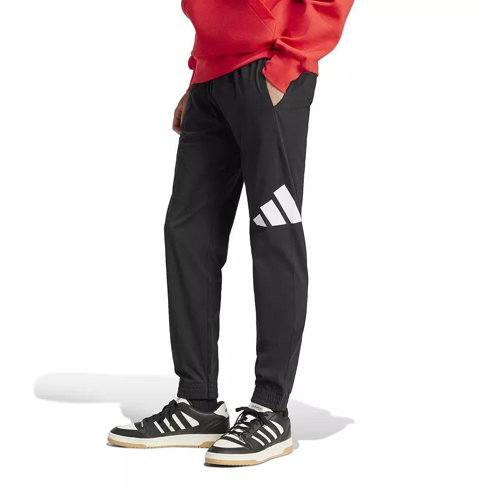 Men's adidas Essentials Big Loo Single Jersey Sportswear Pants, Size: Small, Black Product Image