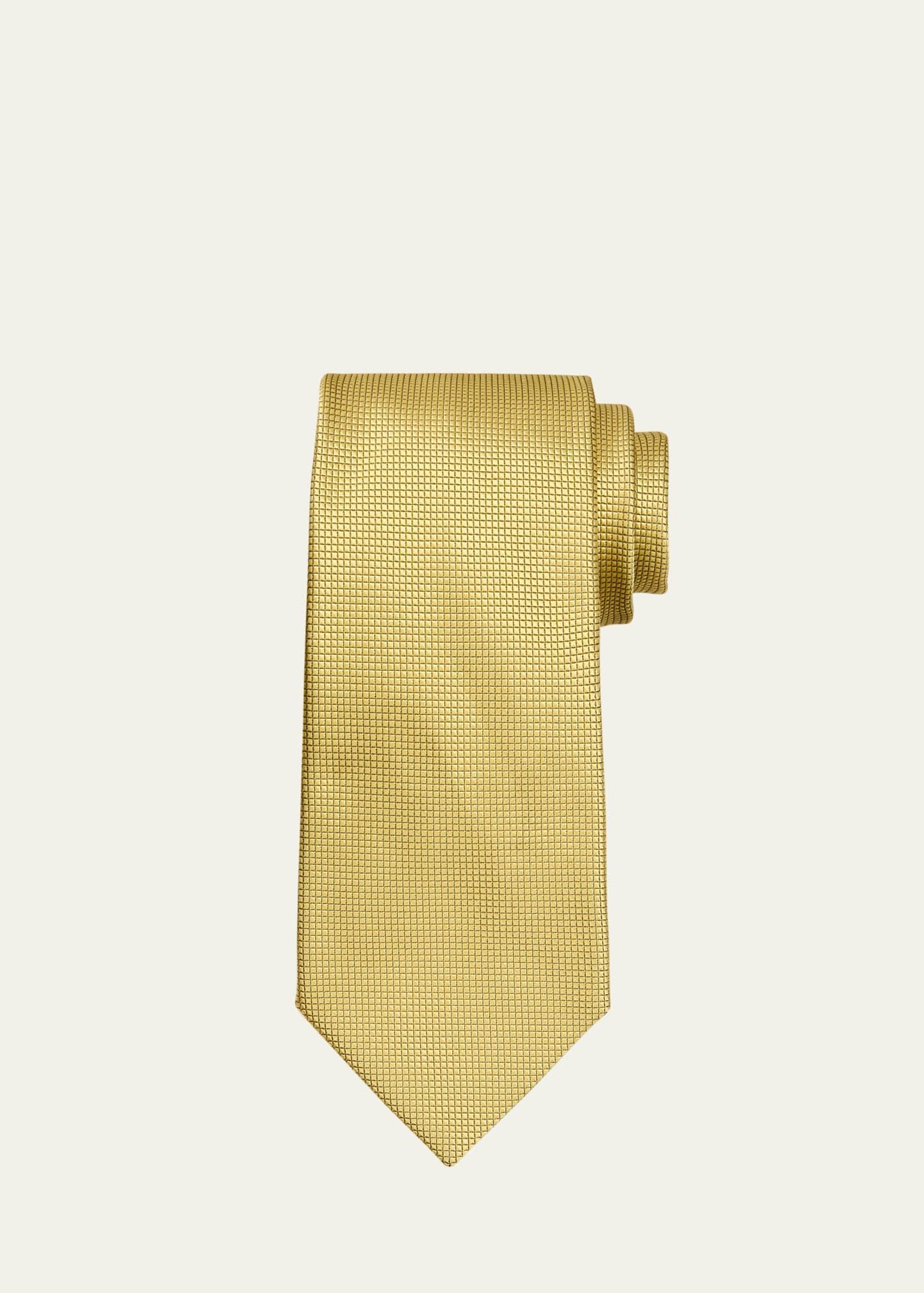 Mens Tossed Rectangles Silk Tie Product Image
