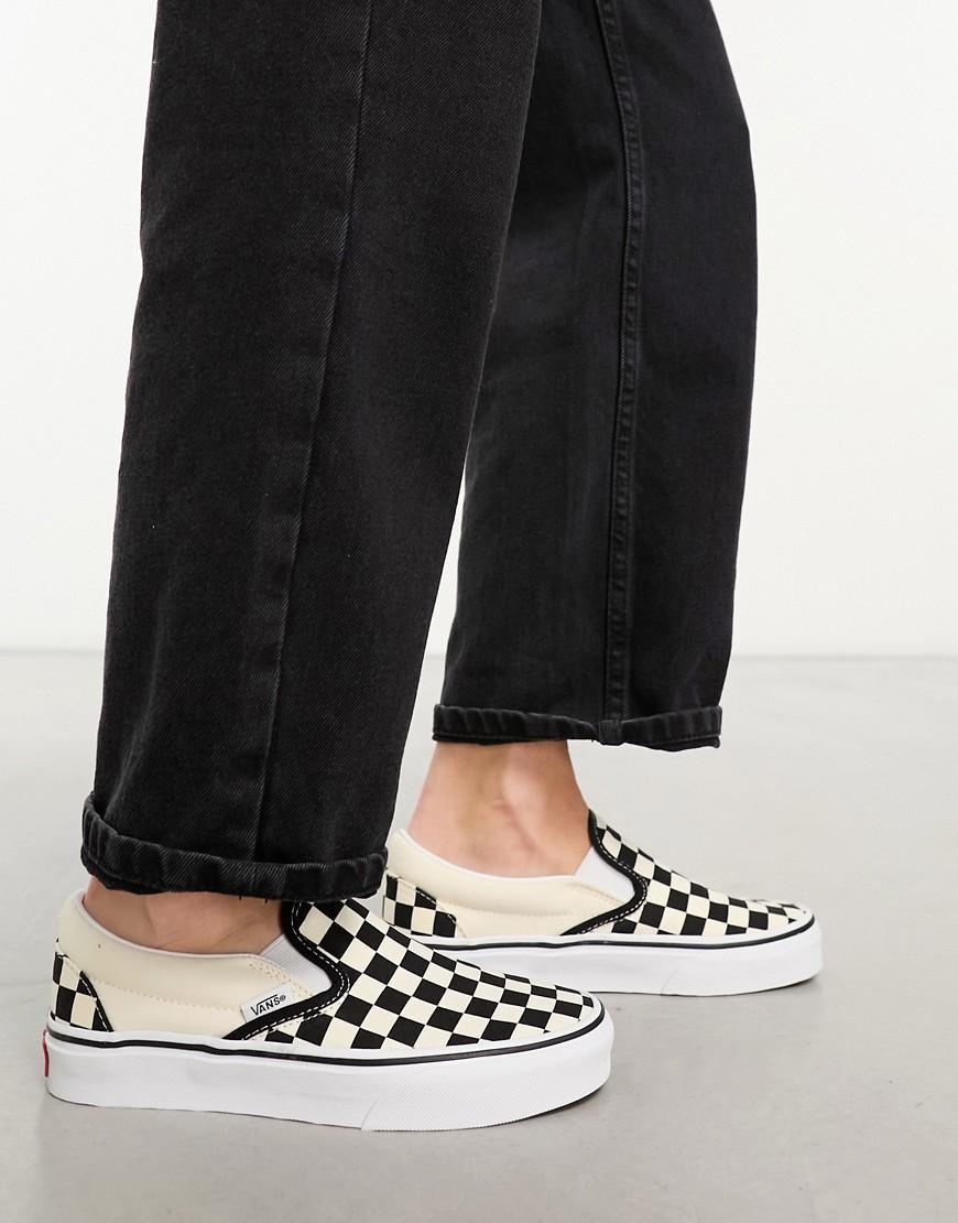 Vans Classic Slip-On in Black White Checker at Nordstrom, Size 6 Women's Product Image