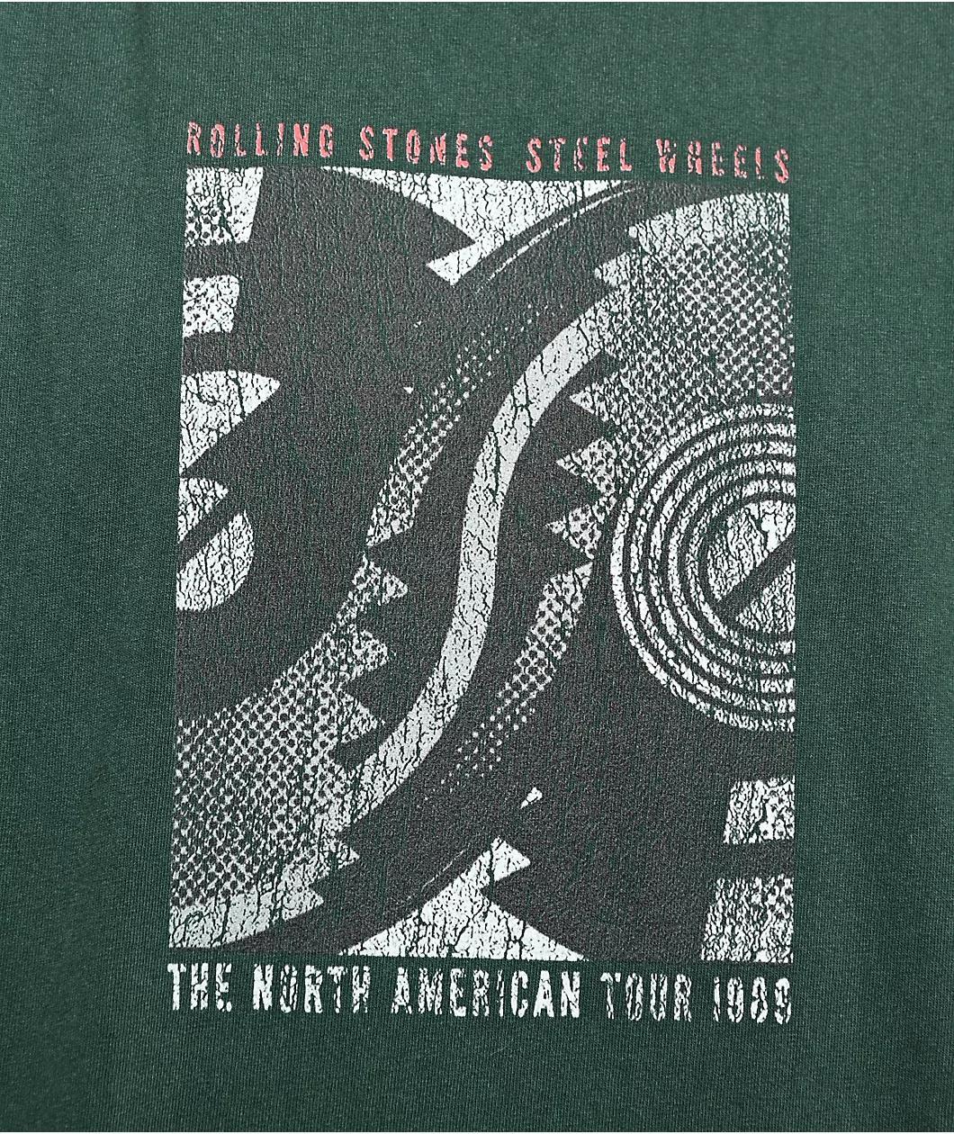 The Rolling Stones Steel Wheels Forest Wash T-Shirt Product Image