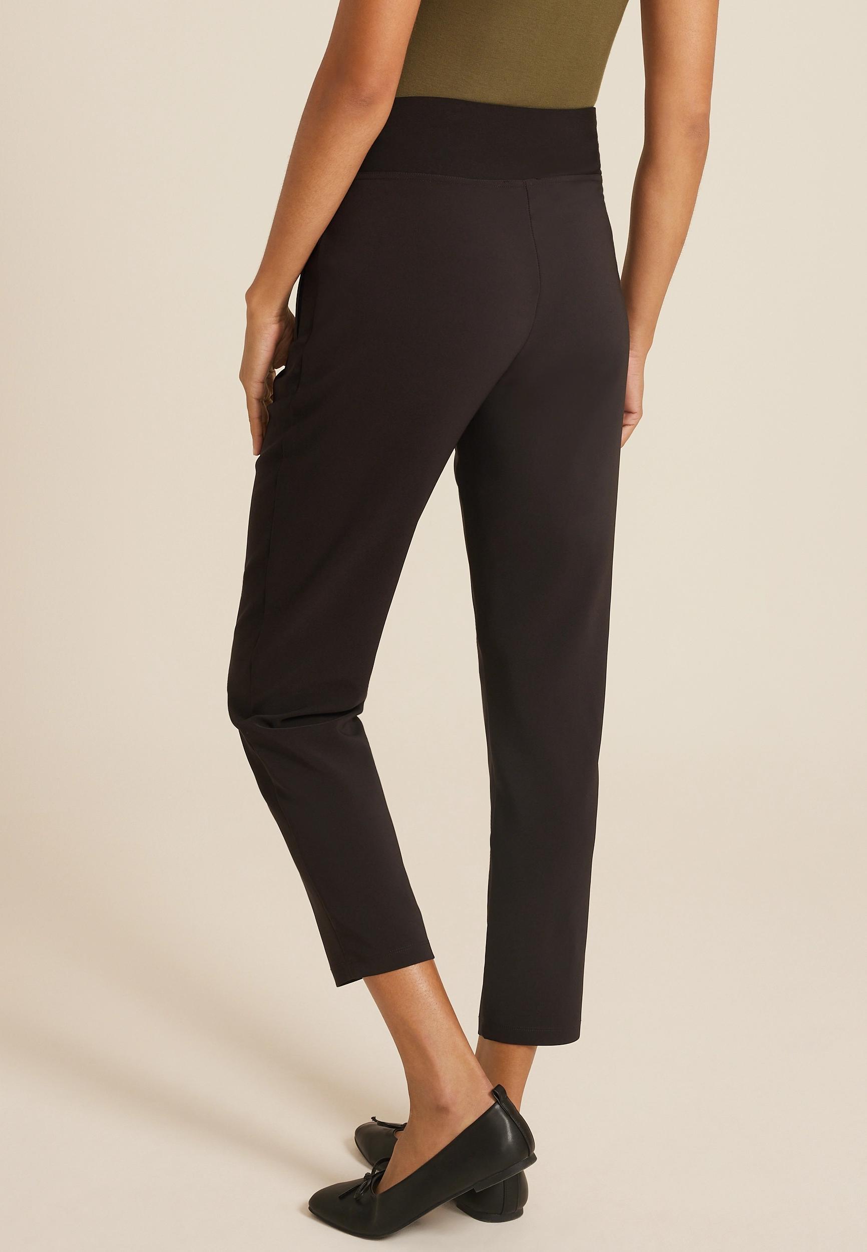 Maurices Womens Universal High Rise Pants Green Size Medium Product Image
