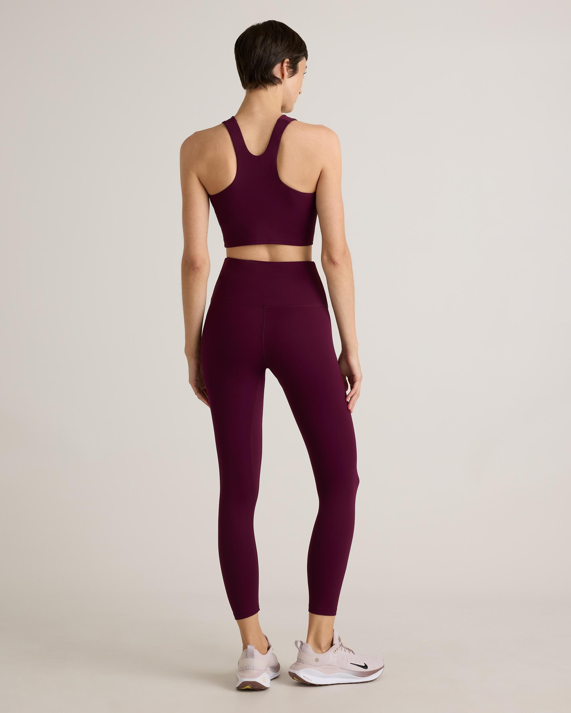 Quince | Women's Ultra-Form High-Rise Crossover Legging Nylon/Spandex Product Image