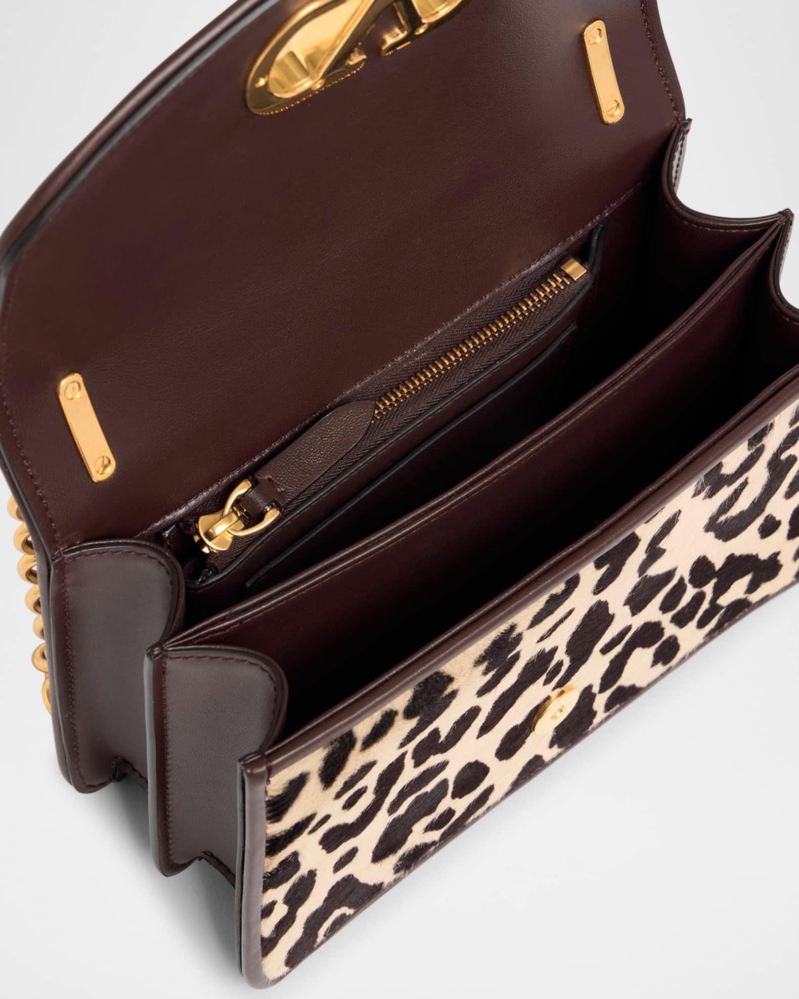 Vain Small Leopard Calf Hair Shoulder Bag Product Image