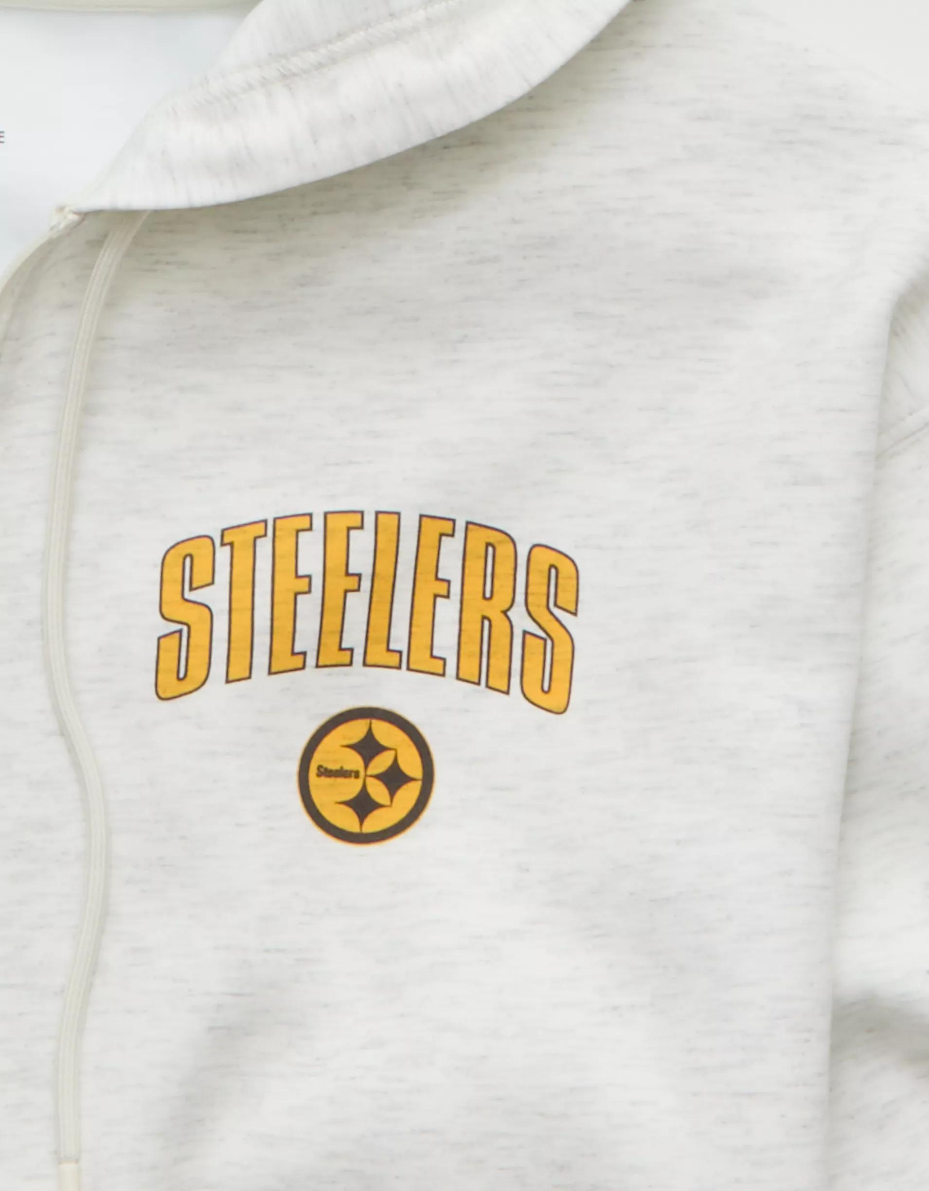 AE 24/7 NFL Pittsburgh Steelers Graphic Zip-Up Hoodie Product Image