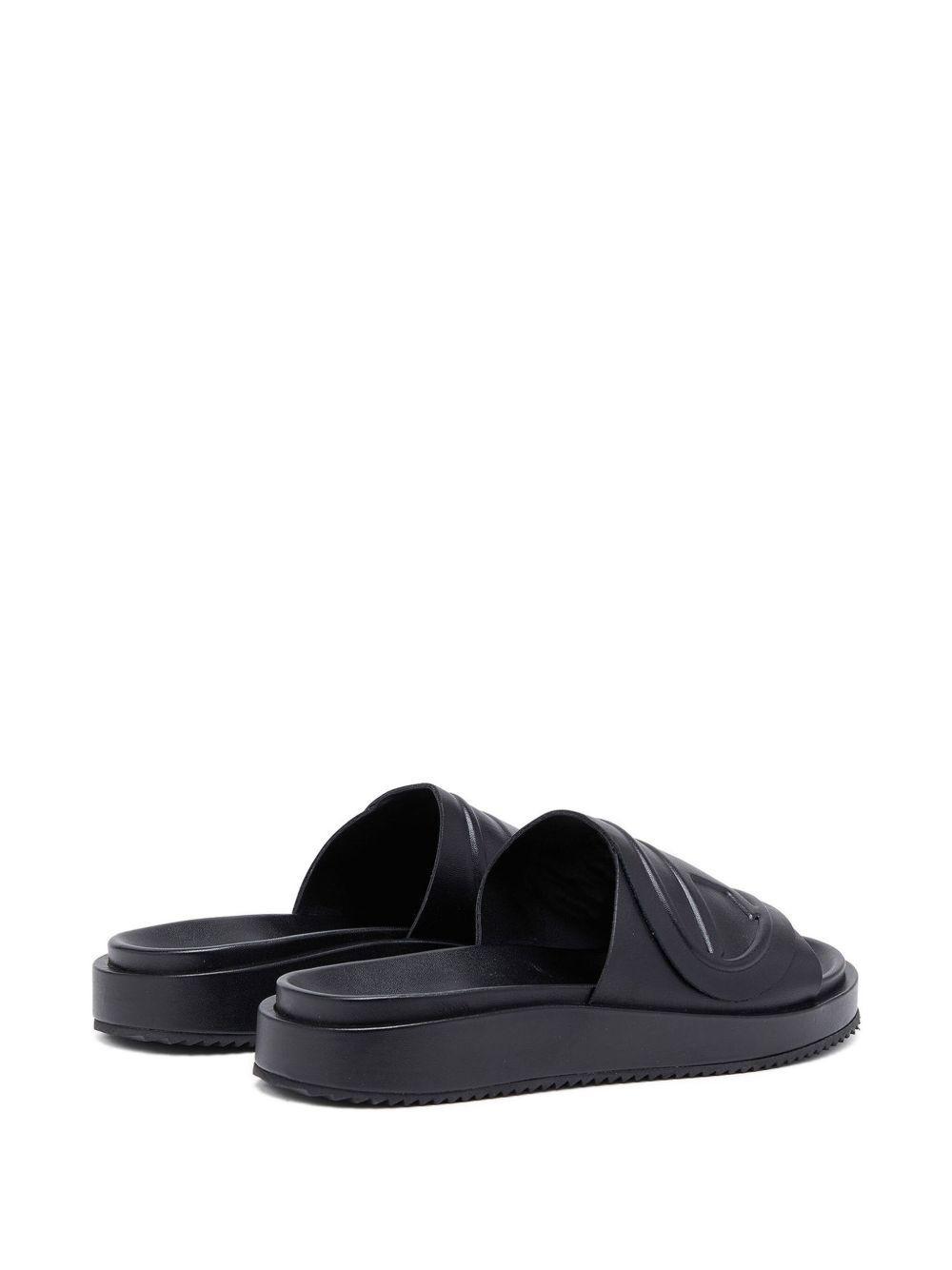 Sa-Slide D Oval W logo-embossed slides Product Image