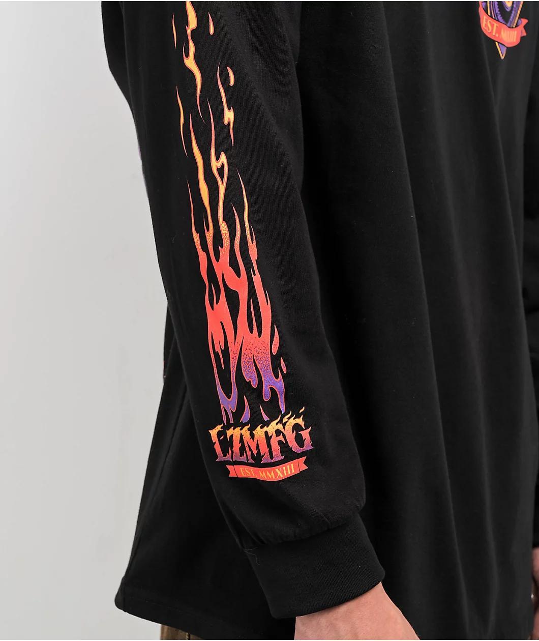 LZMFG Sacred Black Long Sleeve T-Shirt Product Image