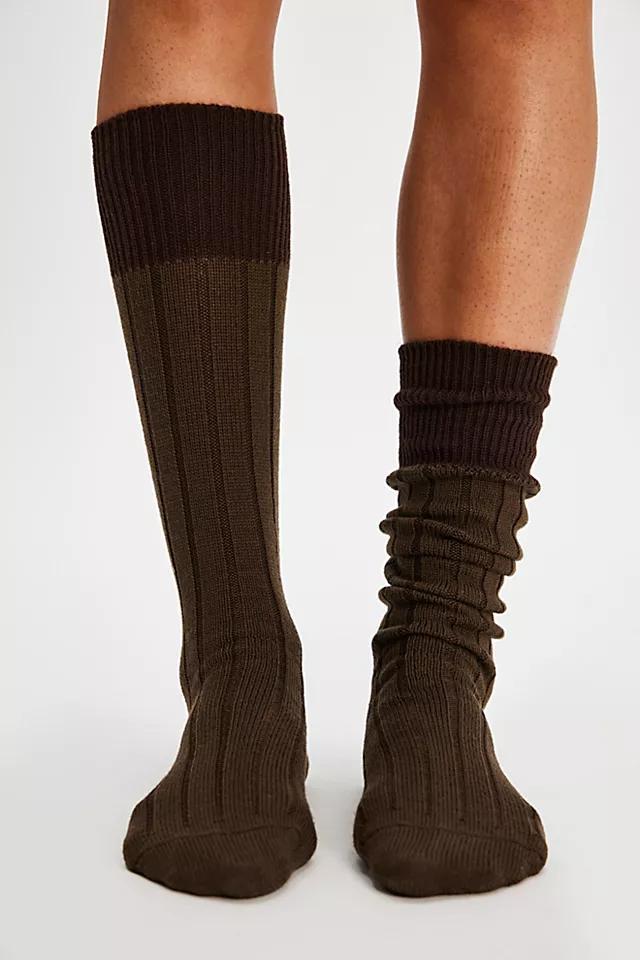 Tall Color Block Socks Product Image