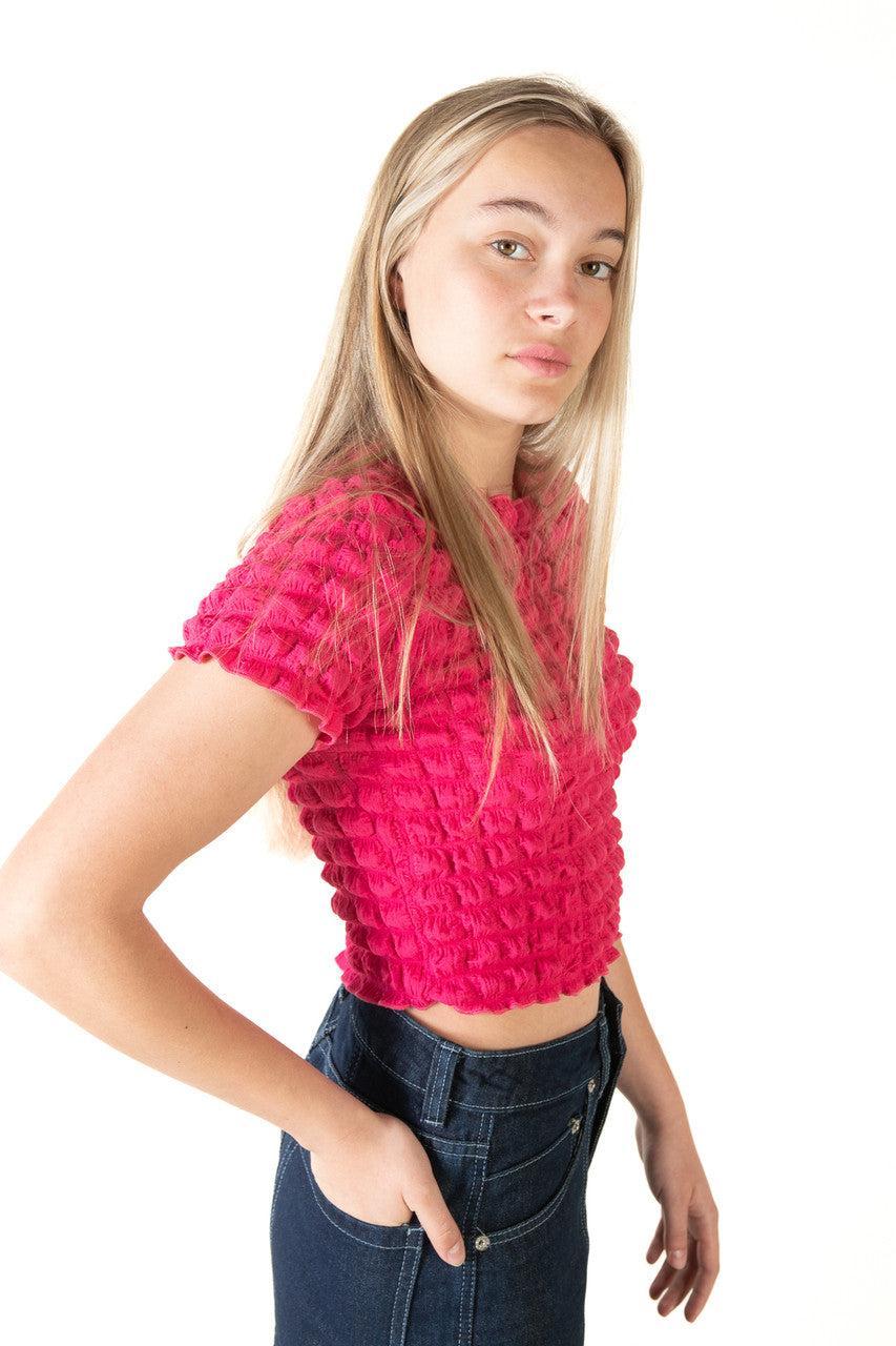Hot Pink Bubble Tee Product Image