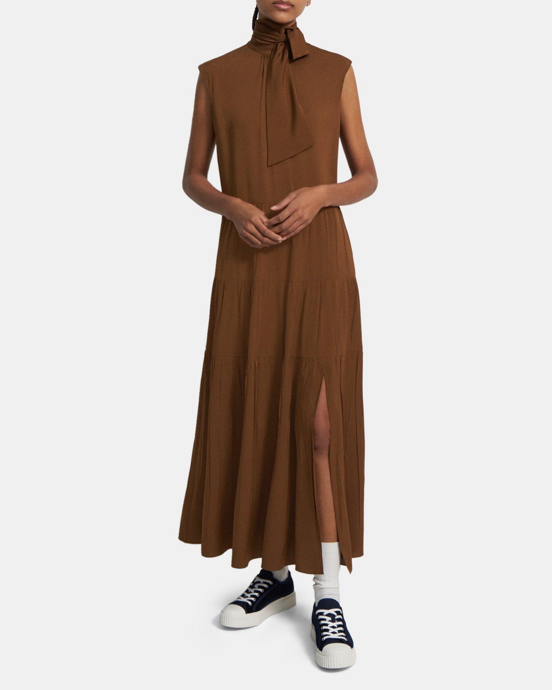 Tiered Georgette Dress Product Image