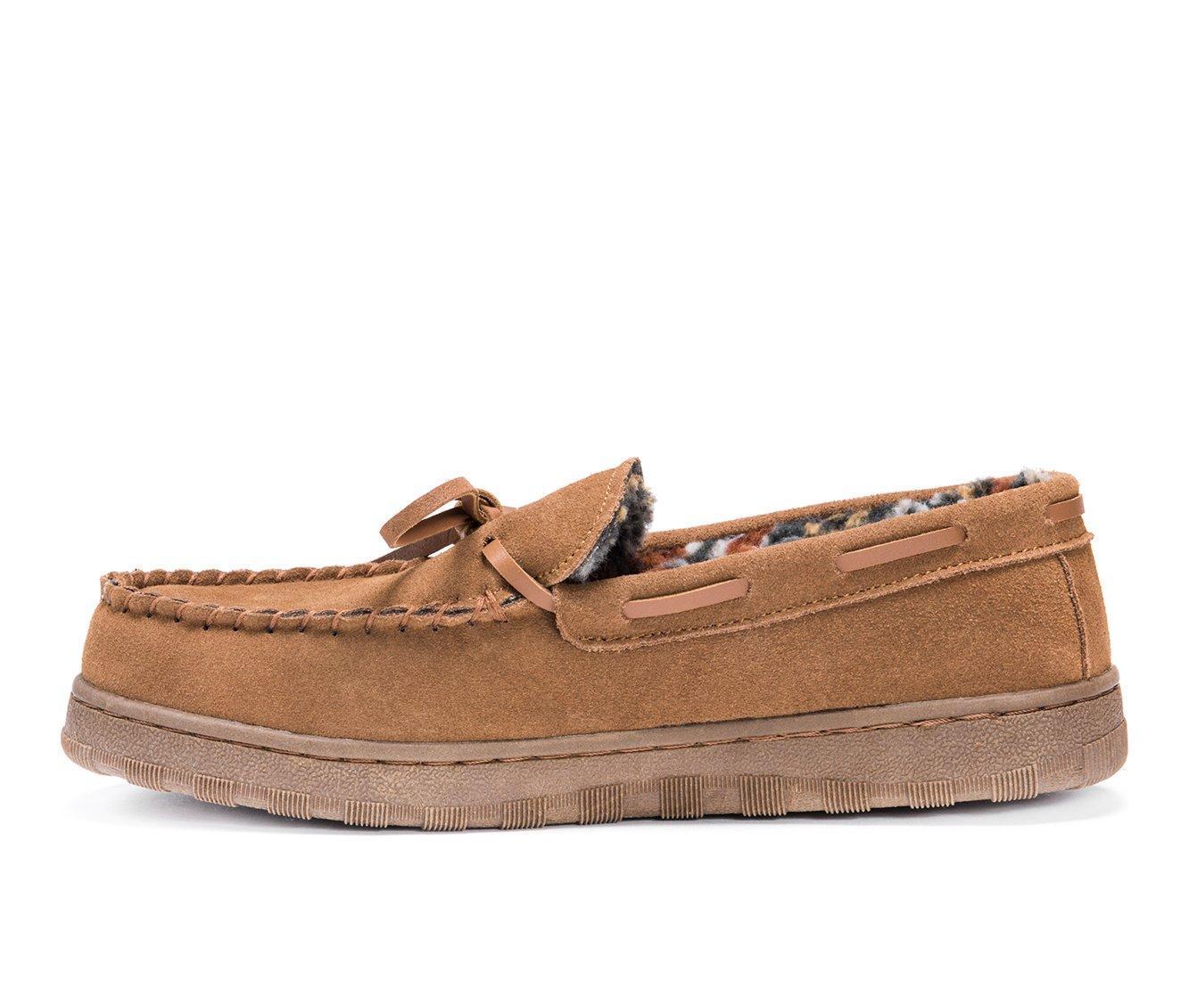 MUK LUKS Men's Paul Printed Berber Suede Moccasins Product Image