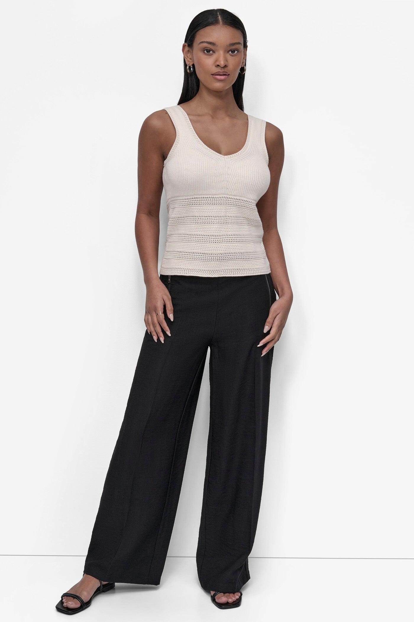 MIXED KNIT SWEATER TANK Product Image