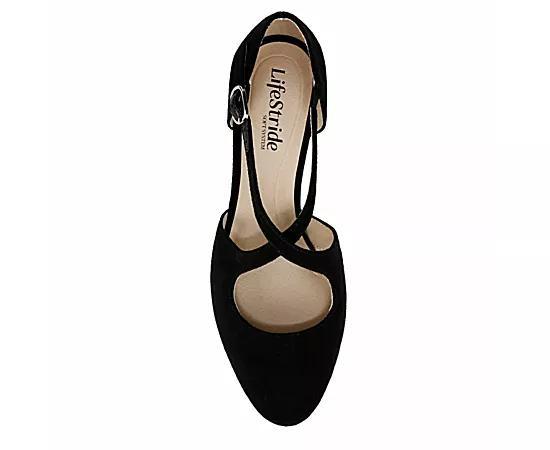LifeStride Tracy Women's Pumps, Size: 9.5, Black Fabric Product Image