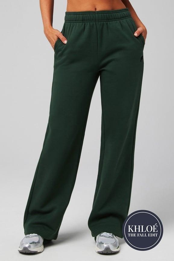 Cozy Fleece Wide Leg Sweatpant Product Image