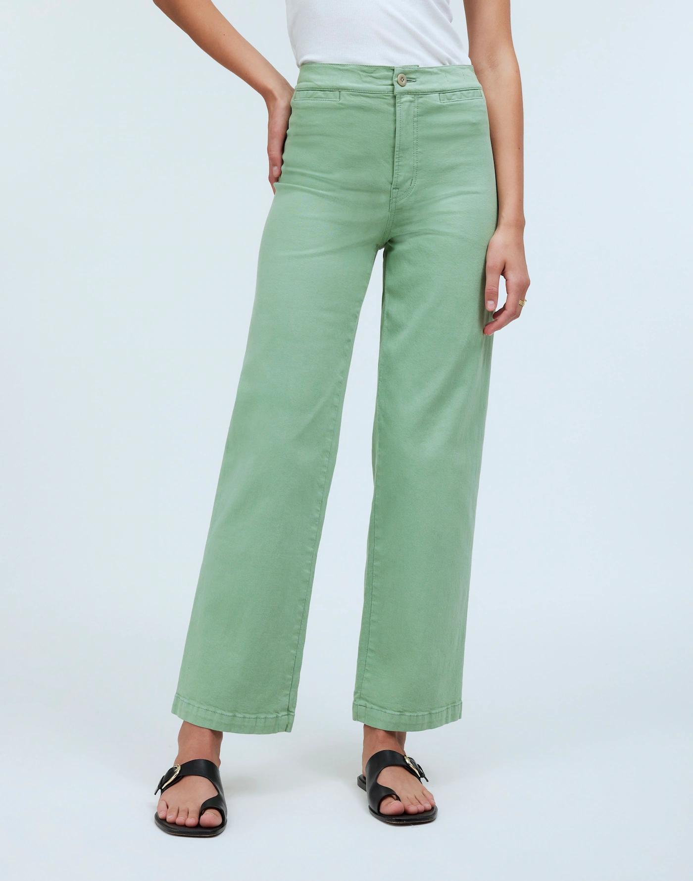 The Emmett Wide-Leg Crop Pant: Welt Pocket Edition Product Image