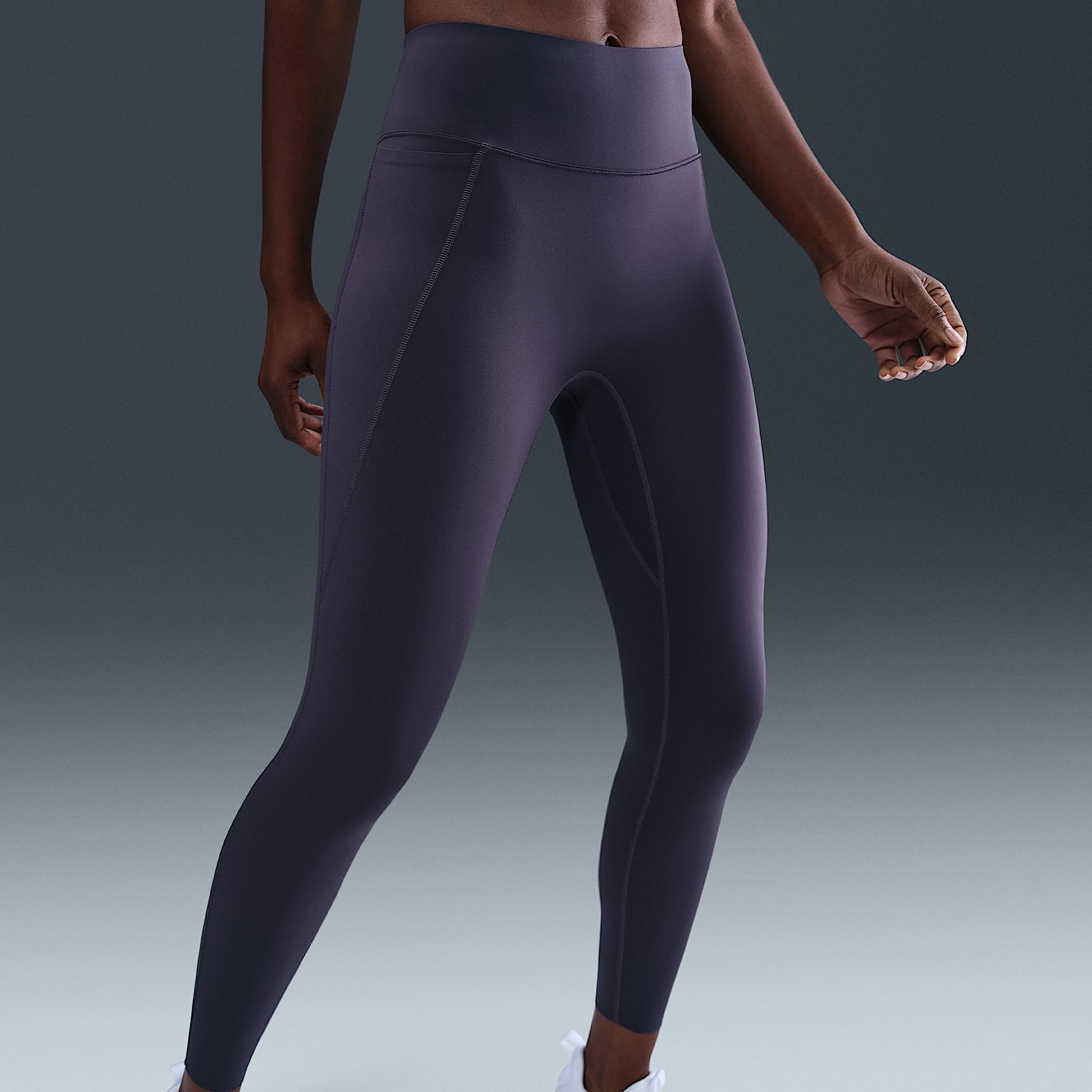 Nike Women's Universa High-Waisted 7/8 Leggings with No Front Seam Product Image