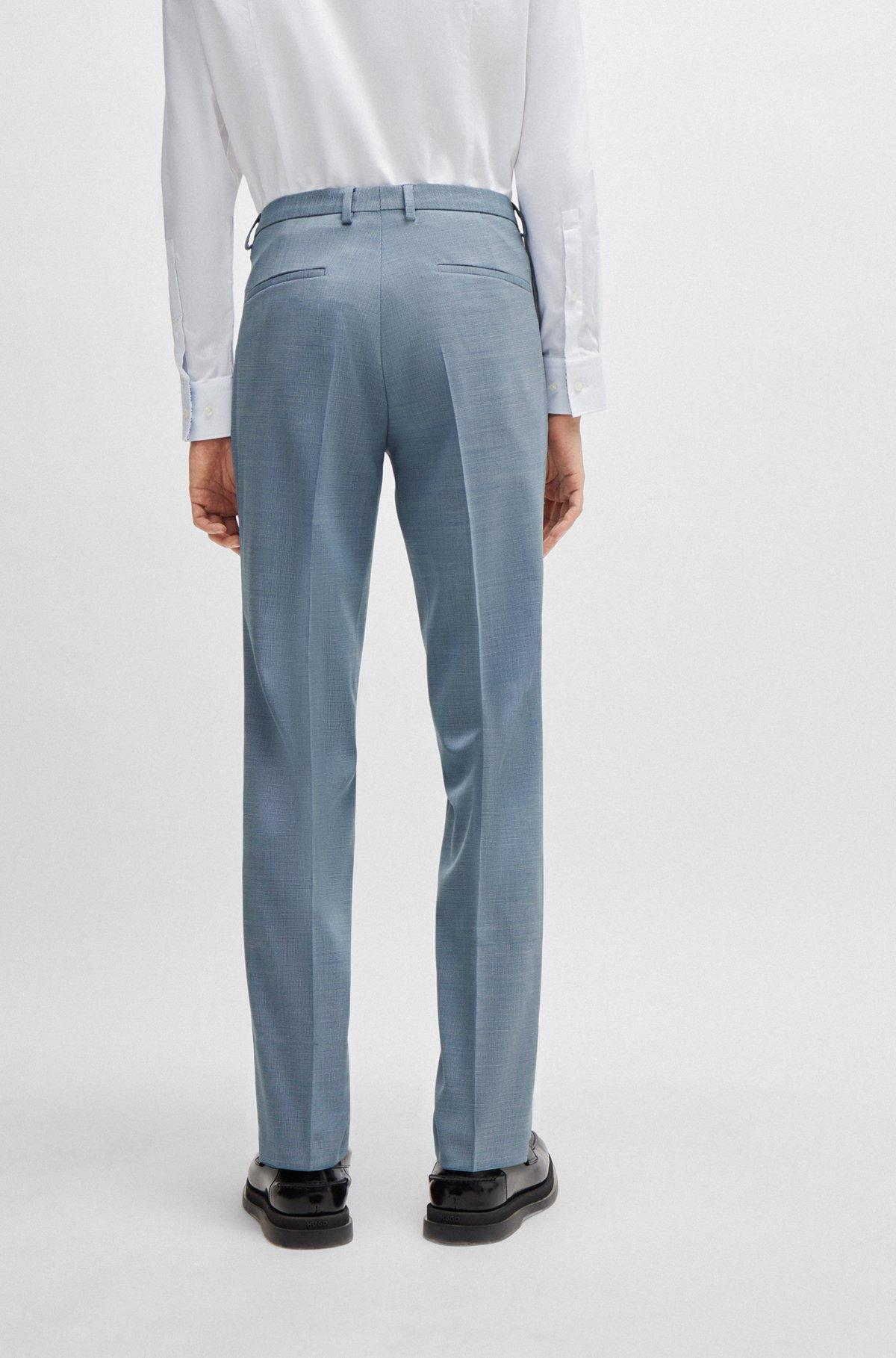 Extra-slim-fit trousers in patterned performance-stretch cloth Product Image