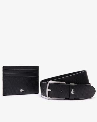 Leather Belt/Card Holder Gift Set Product Image