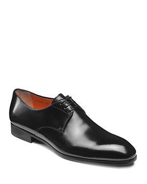 Santoni Mens Induct Lace Up Derby Dress Shoes Product Image