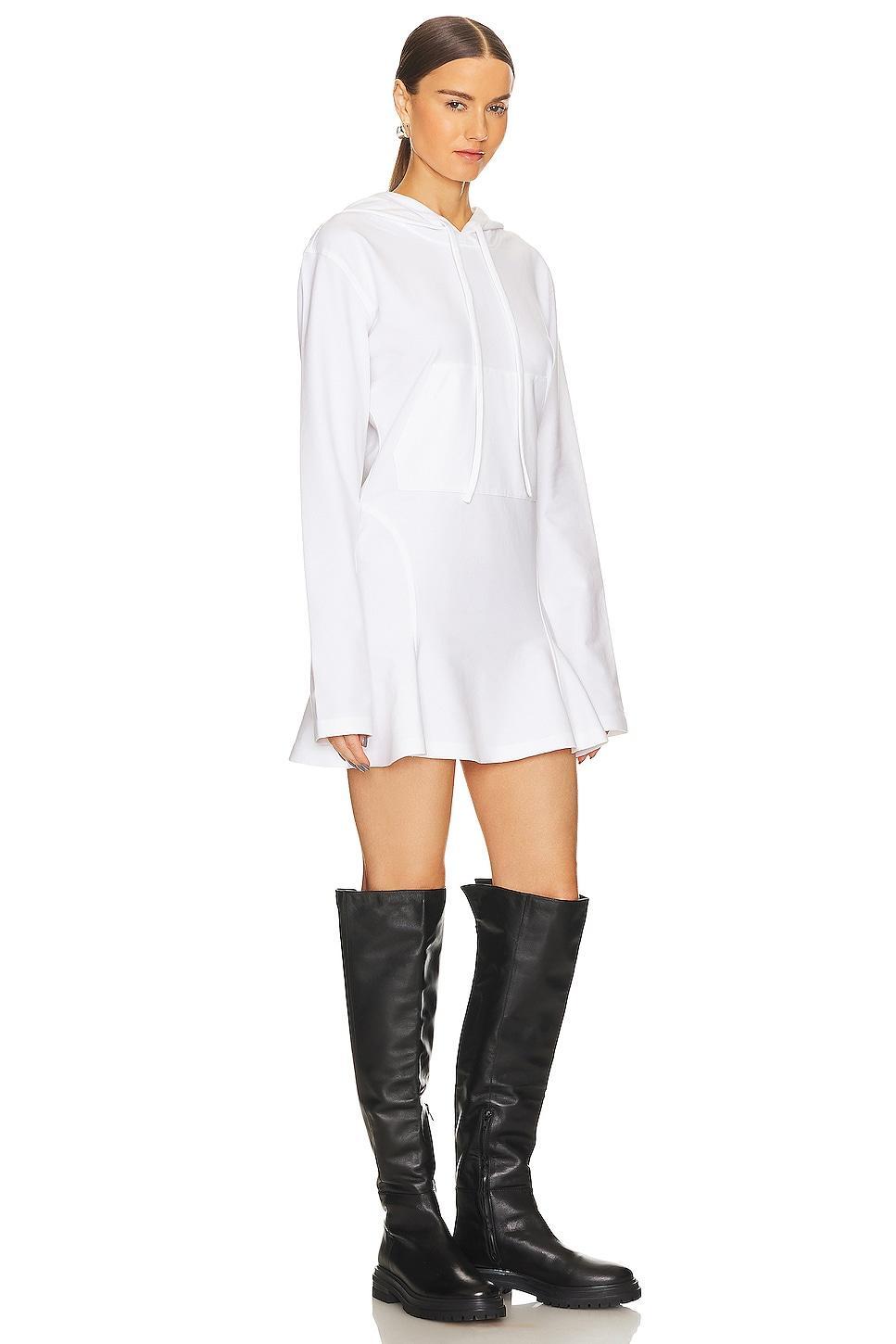 Hooded Fishtail Mini Dress Norma Kamali Product Image