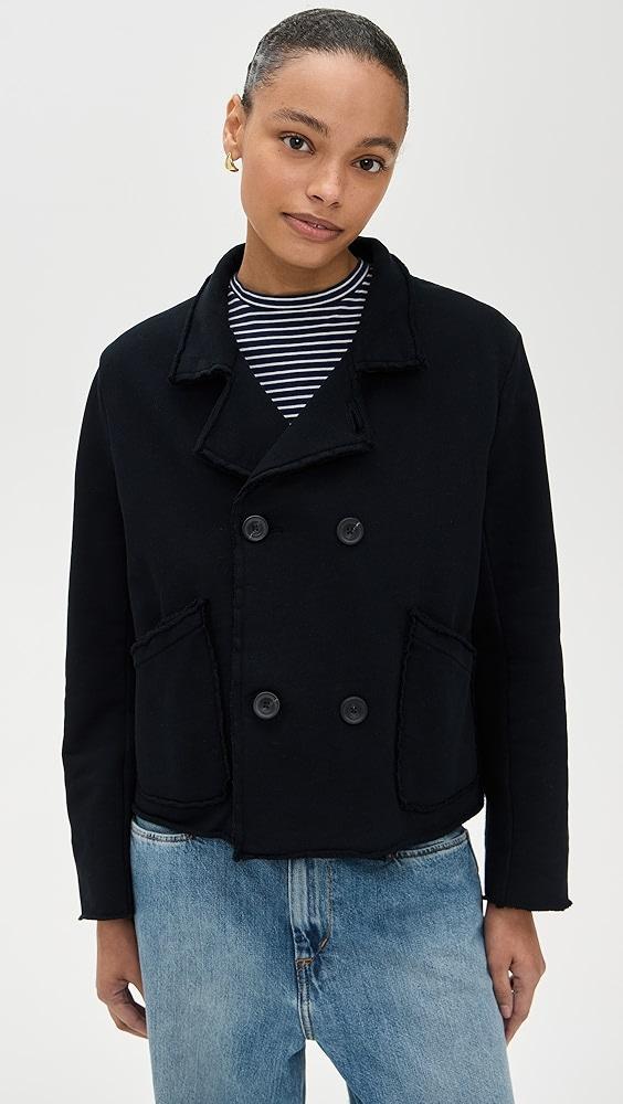 Frank & Eileen Mini Belfast Crop Peacoat | Shopbop Product Image