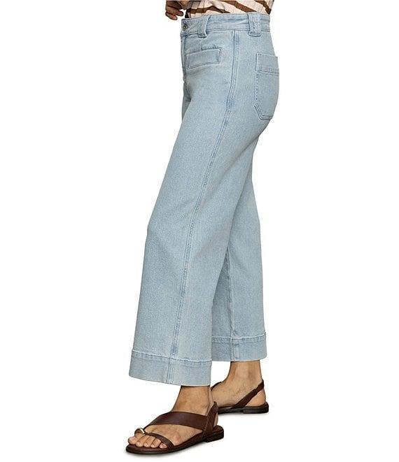 Sanctuary Voyage High Rise Cropped Wide Leg Denim Jeans Product Image