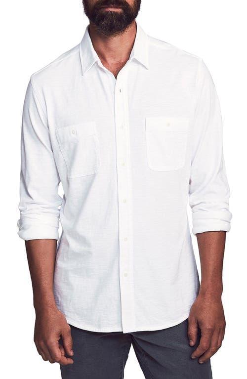Faherty Seasons Regular Fit Long Sleeve Cotton Knit Button Down Shirt Product Image
