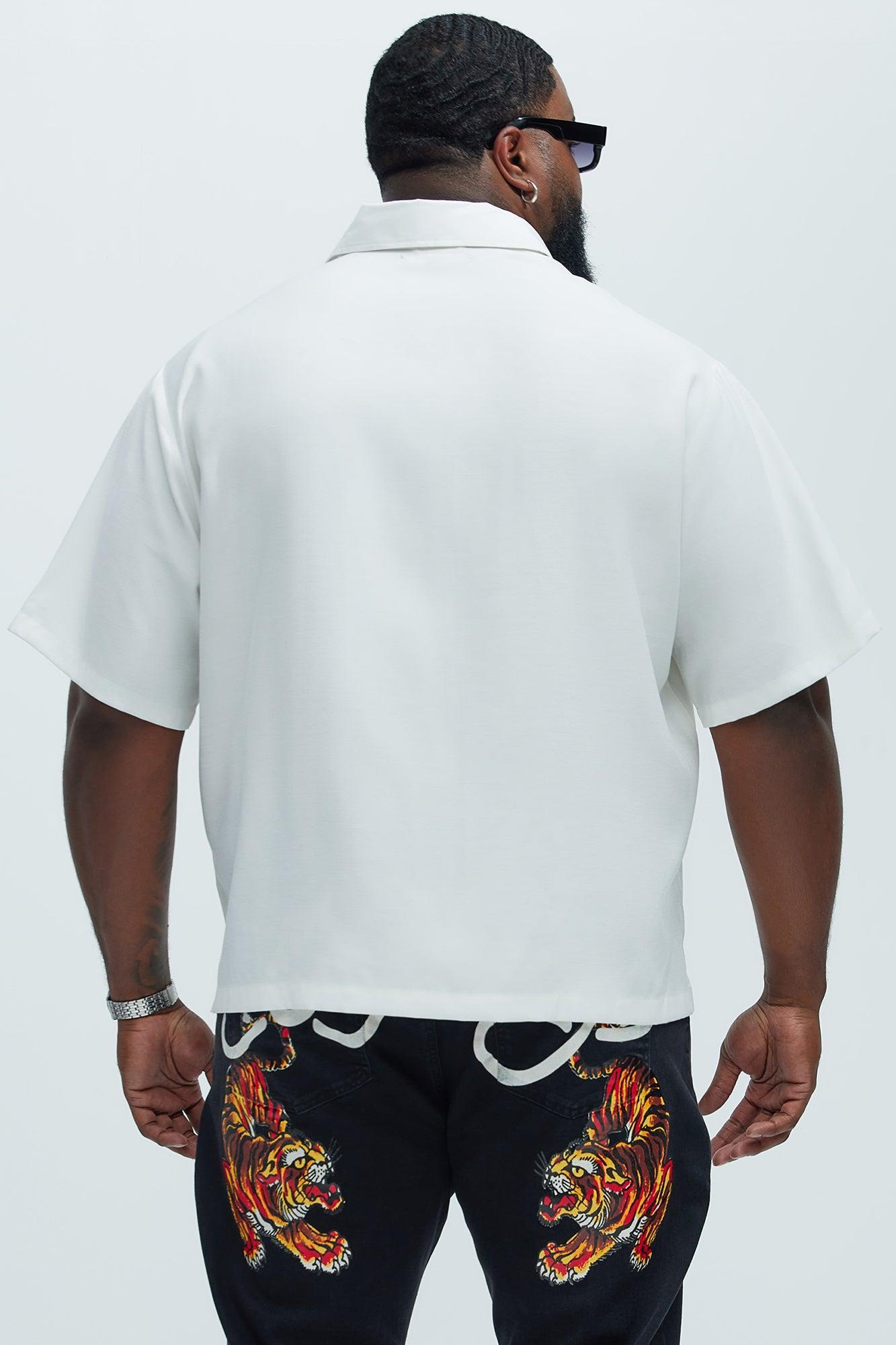 Blexy Pleated Shirt - White Product Image