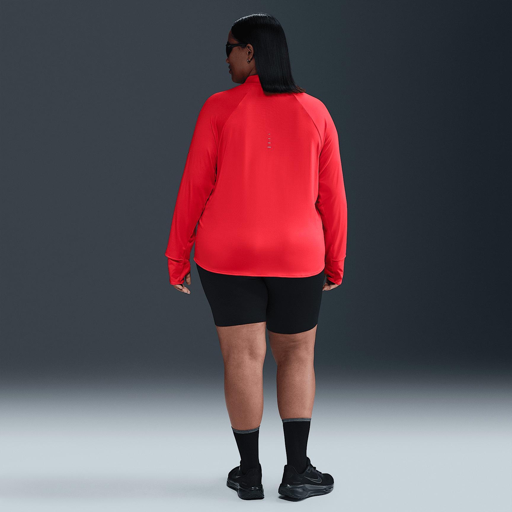 Nike Women's Swift Dri-FIT UV 1/4-Zip Running Top (Plus Size) Product Image