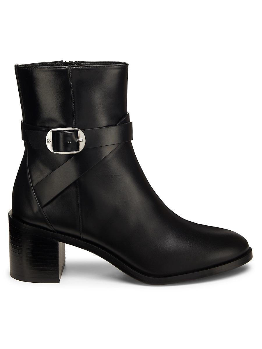 Stuart Weitzman Womens Esme Belted Zip Booties Product Image