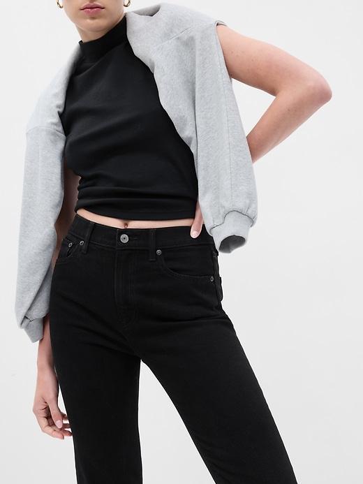 High Rise Cuffed '90s Straight Jeans Product Image