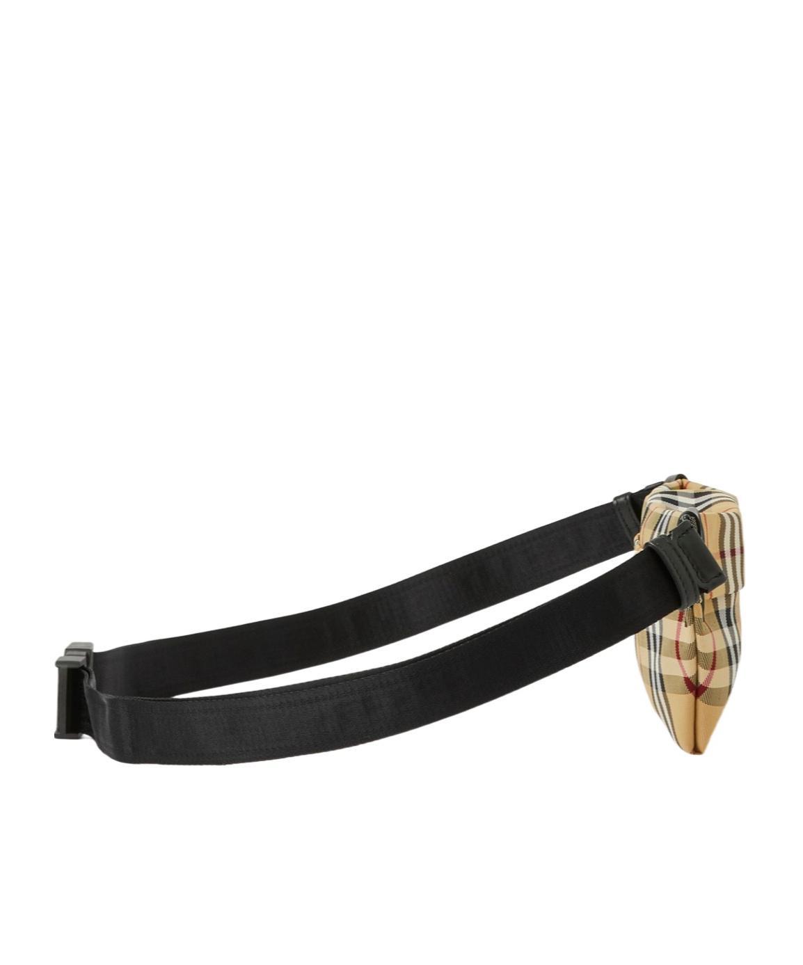 BURBERRY Check-pattern Belt Bag In Nude Product Image