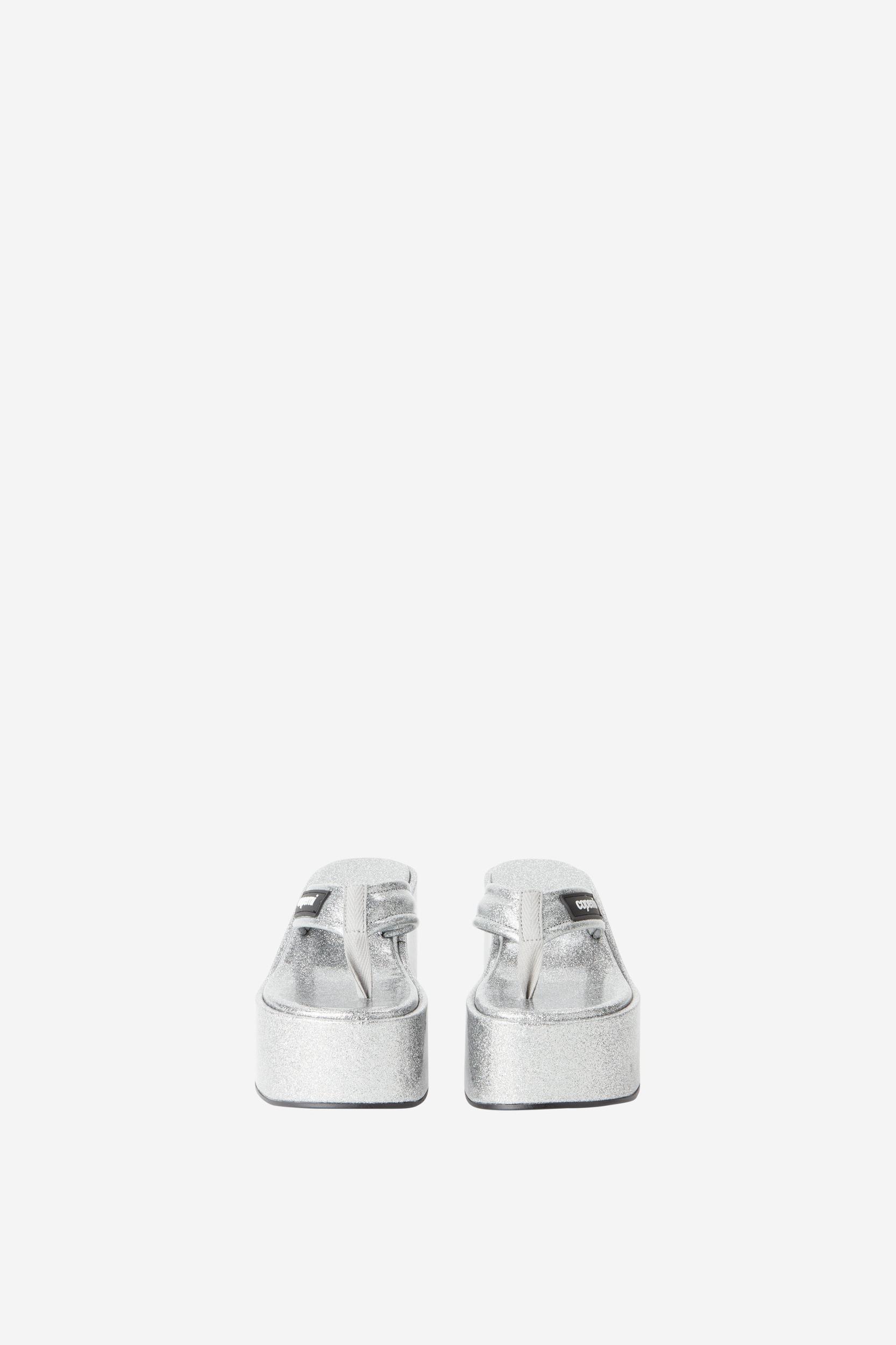 Glitter Branded Wedge Sandal Product Image