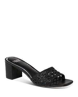 Paige Womens Marie Slip On Woven High Heel Sandals Product Image