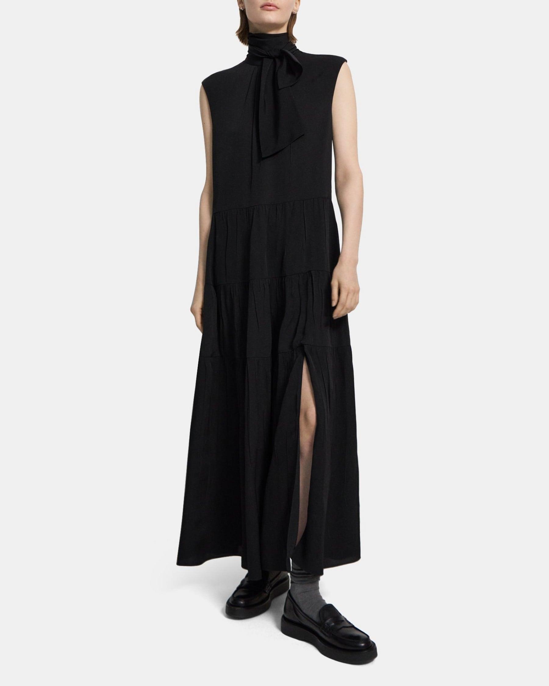 Tiered Georgette Dress Product Image
