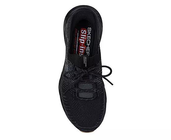 Skechers Hands Free Slip-ins® Relaxed Fit® Edgeride Raygo Men's Sneakers, Size: 11 XW, Black Product Image