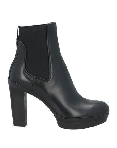 SANTONI Woman Ankle Boots Black Size 5.5 Soft Leather Product Image