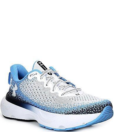 Under Armour Mens UA Infinite Running Shoes in Marine OD Green/Black Product Image