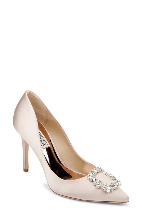 Cher Satin Buckle Cocktail High-Heel Pumps Product Image