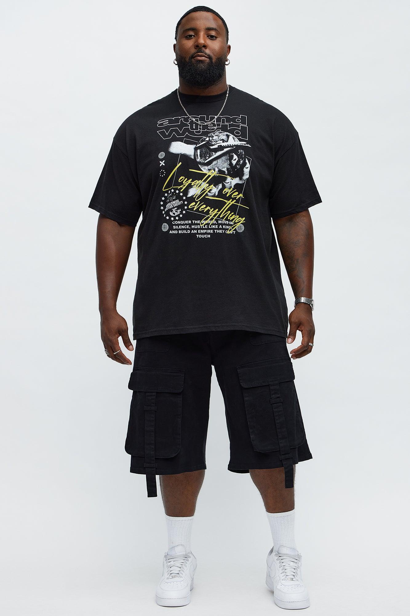 Around The World Hustle Short Sleeve Tee - Black Product Image