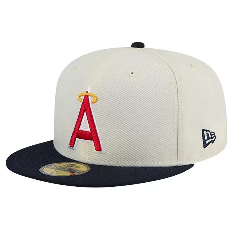 Men's New Era Texas A&M Aggies Chrome White Vintage 59FIFTY Fitted Hat, Size: 8 Product Image
