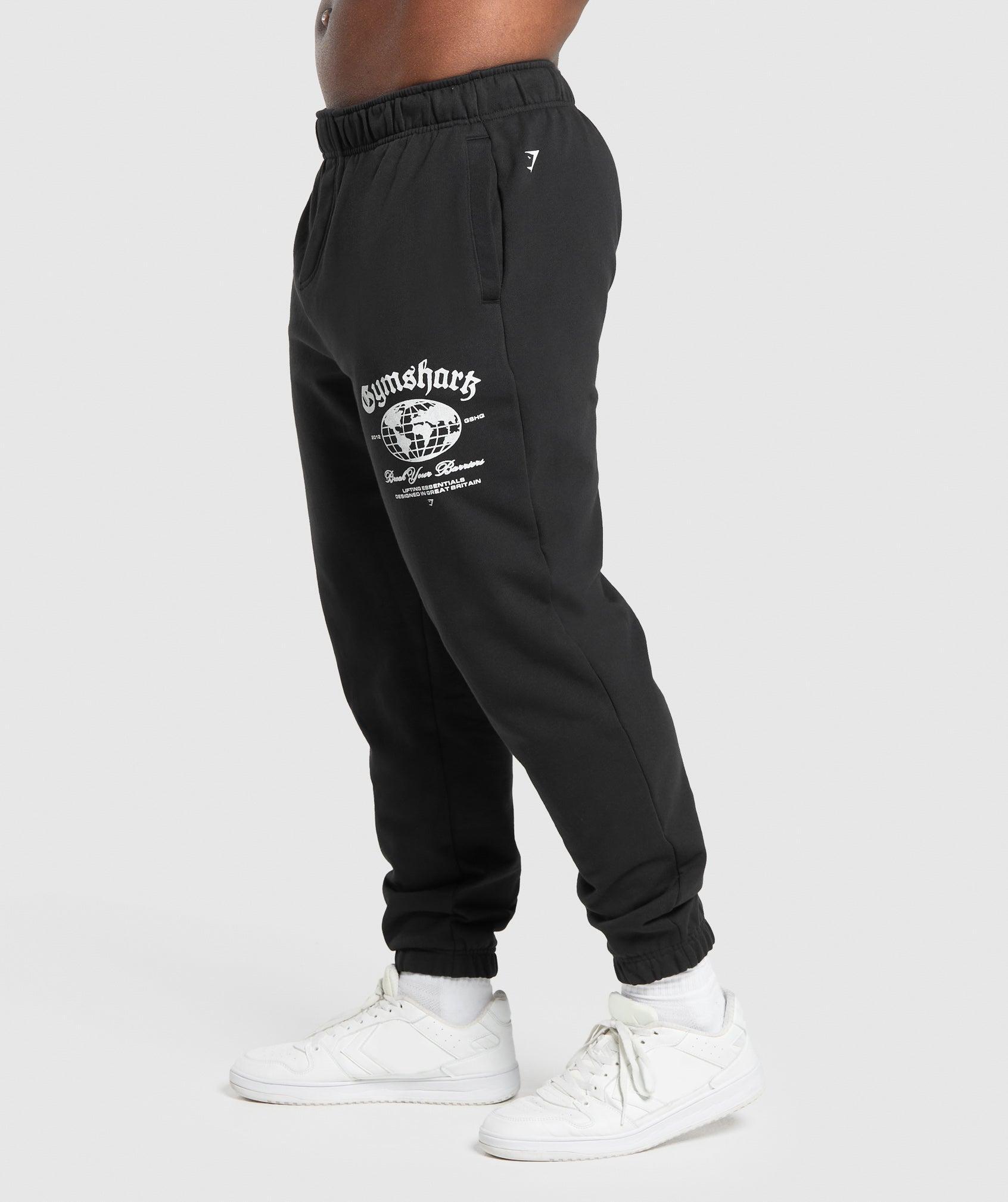Gymshark Break Your Barriers Joggers - Black Male Product Image
