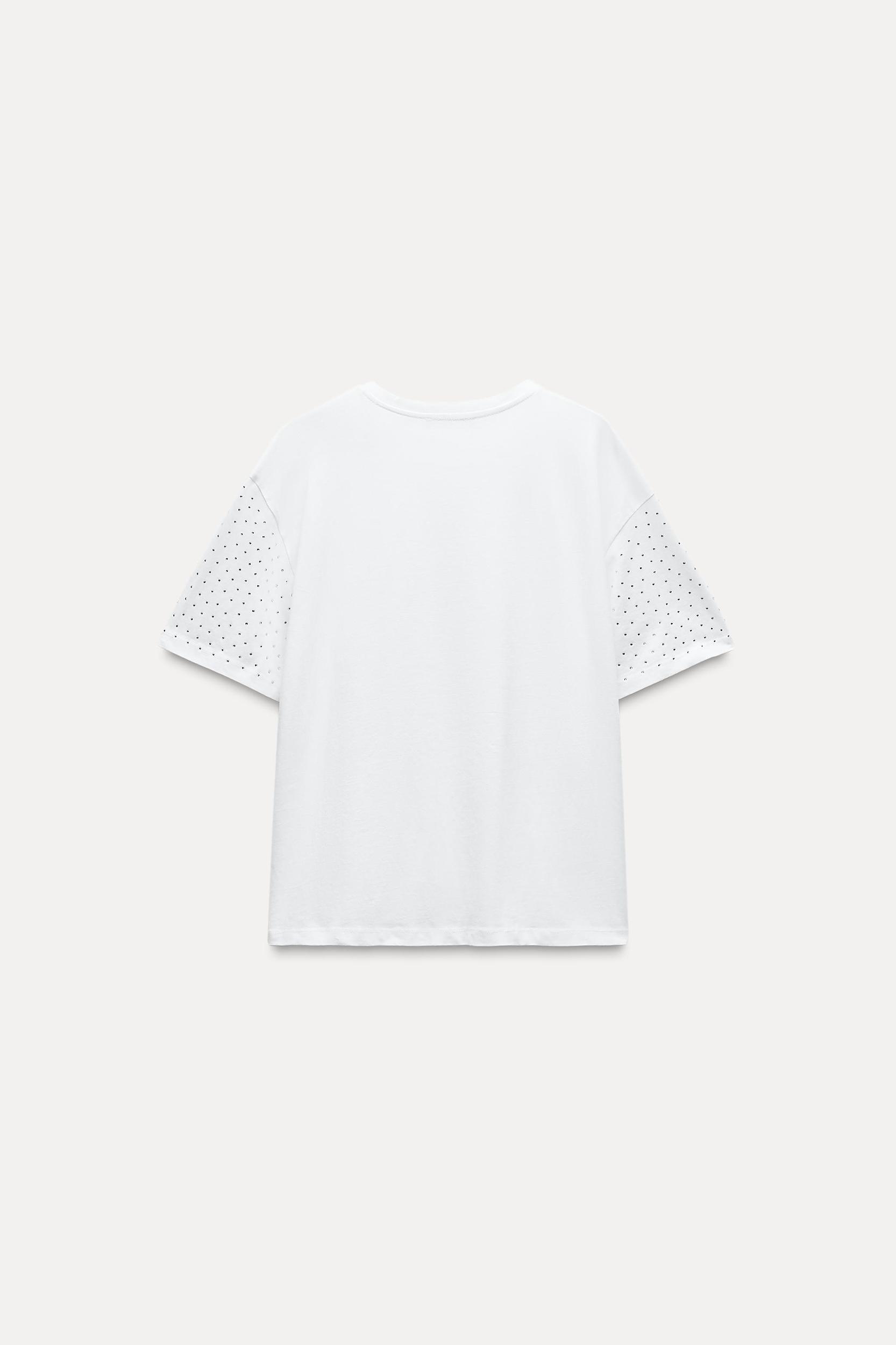 FRONT RHINESTONE T-SHIRT Product Image