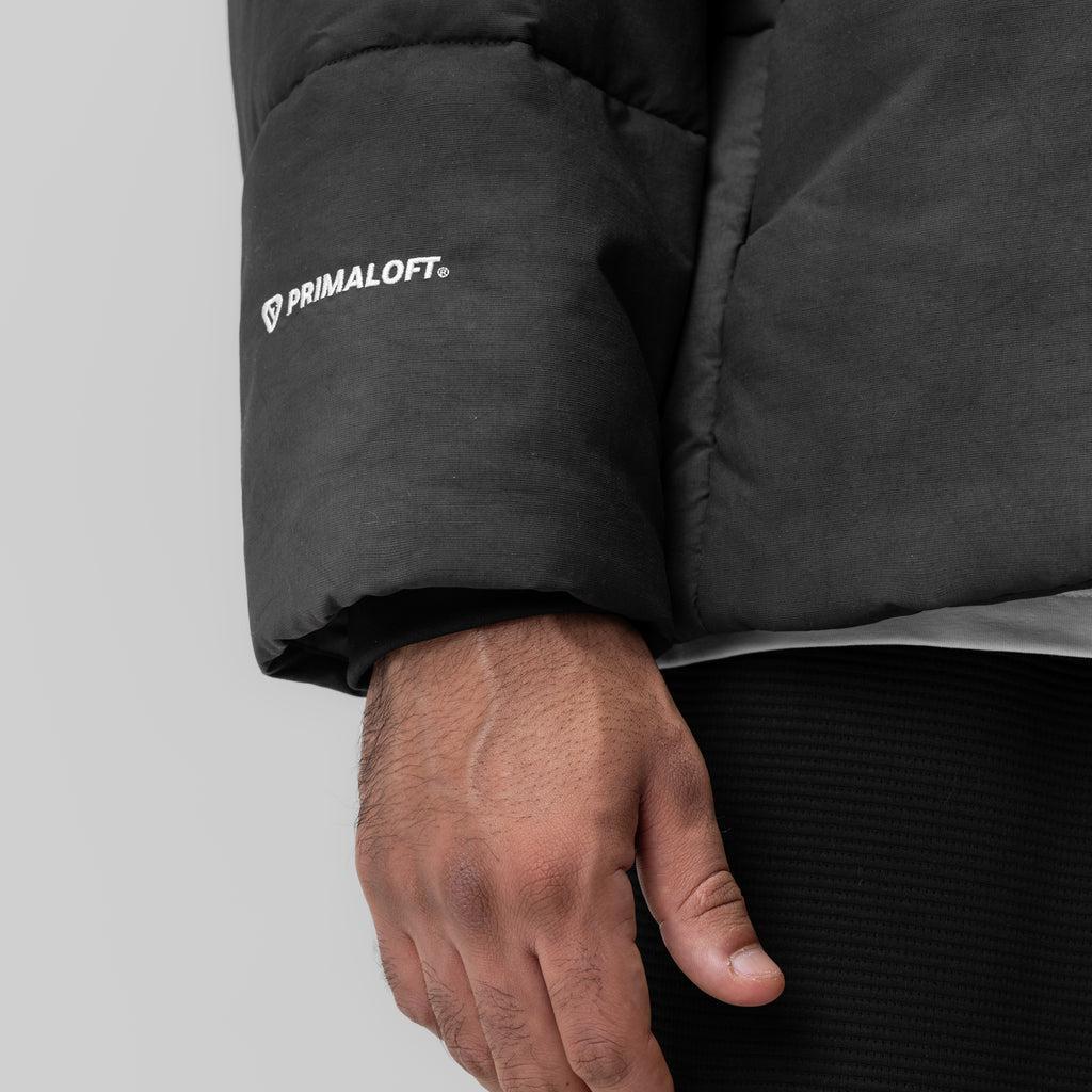 0900. PrimaLoft® Weather-Ready Puffer Jacket - Black "Wave Dye" Product Image