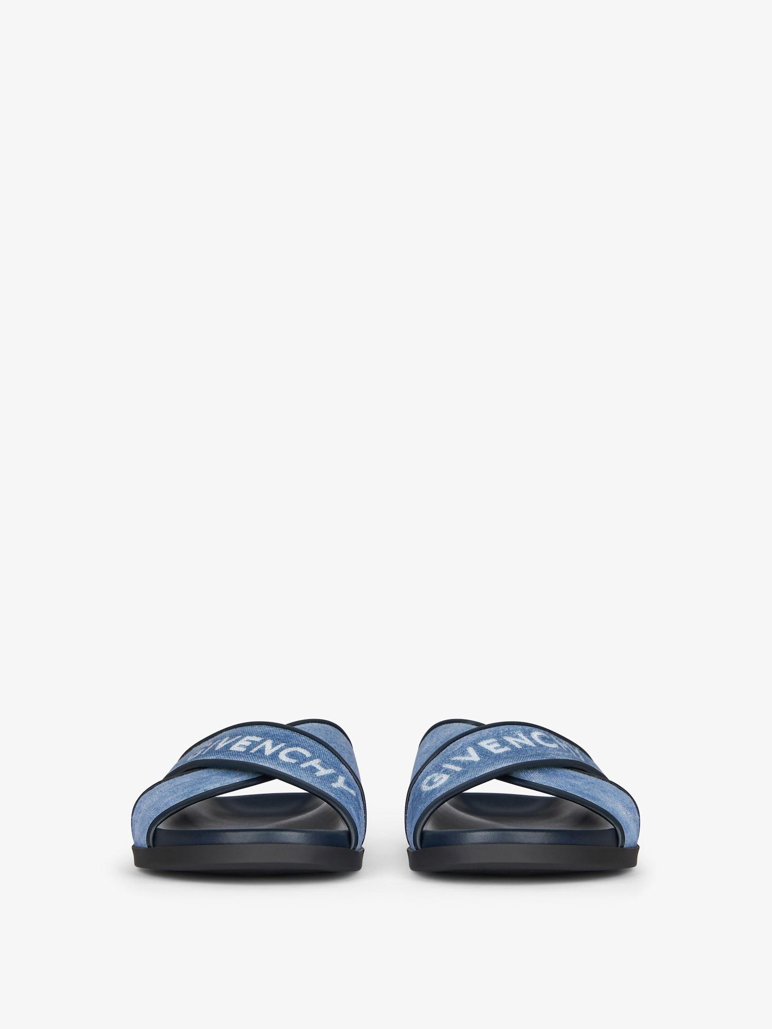 G Plage flat sandals in denim Product Image