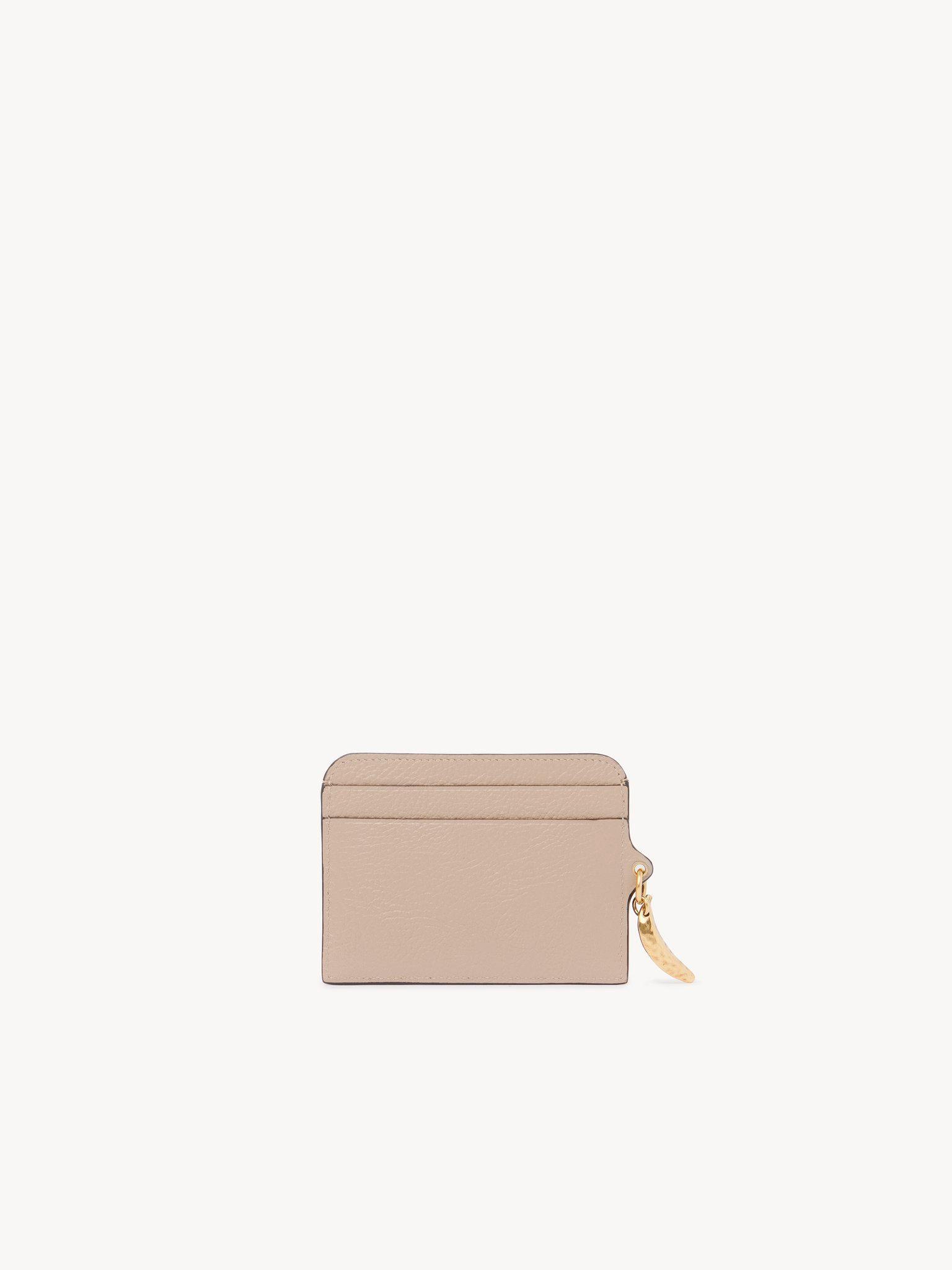 Banana card holder in grained leather Product Image