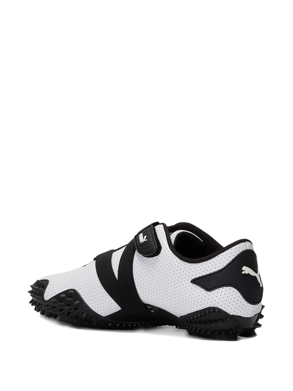 Mostro "Perforated Leather - White / Black" Product Image