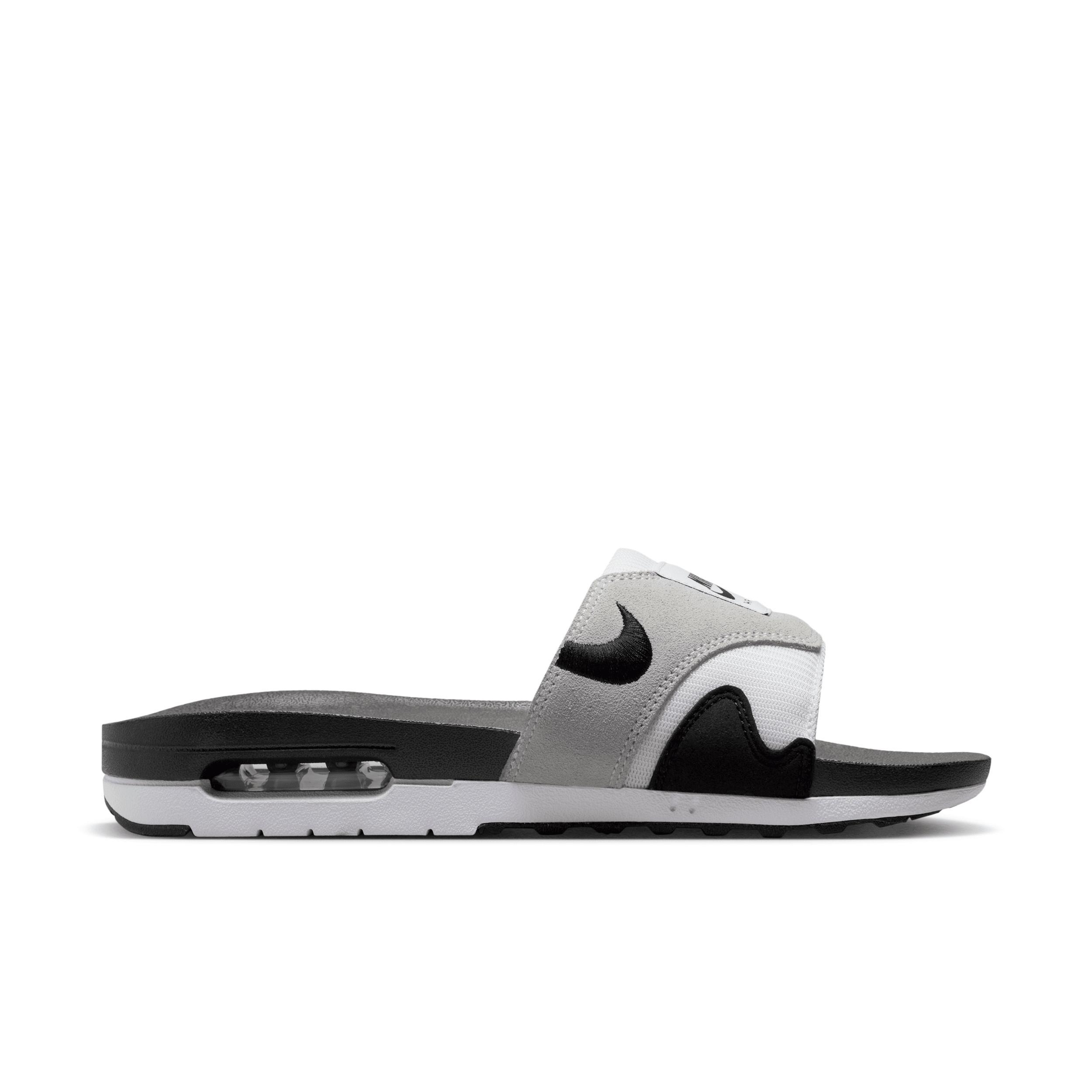 Nike Mens Air Max 1 Slide - Shoes Neutral Grey/White/Black Product Image