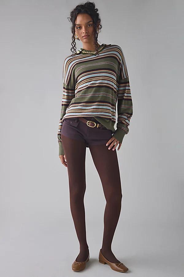 Classic Opaque Fashion Tights Womens at Urban Outfitters Product Image